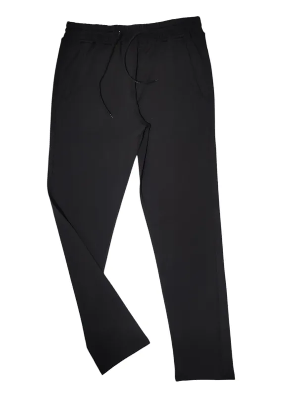 Black_Lycra_Blend_Relaxed_Fit_Drawstring_Track_Pants_For_Men