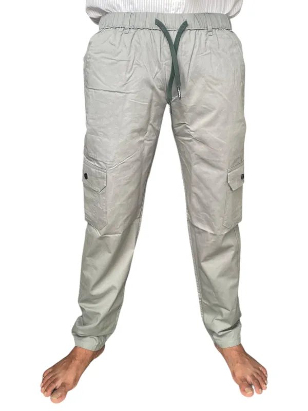 Grey_Cotton_Twill_Relaxed_Fit_Cargo_Jogger_Pants_For_Men