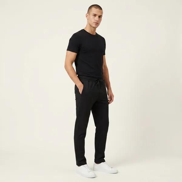Black_Lycra_Blend_Relaxed_Fit_Drawstring_Track_Pants_For_Men