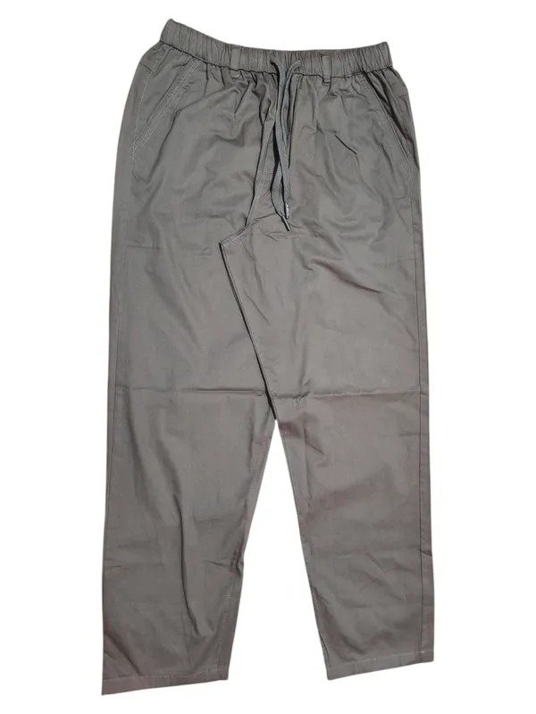 Grey_Cotton_Twill_Relaxed_Fit_Drawstring_Trousers_For_Men