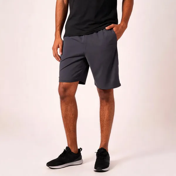 Black_Lycra_Regular_Fit_Shorts_For_Men
