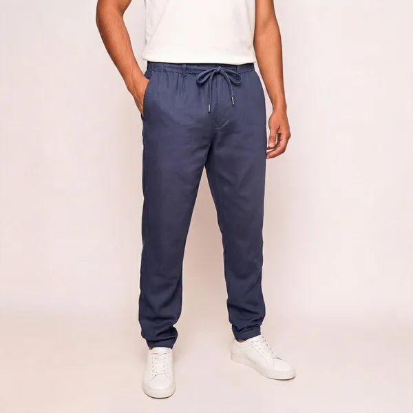 Navy_Blue_Cotton_Jogger_Fit_Trousers_For_Men