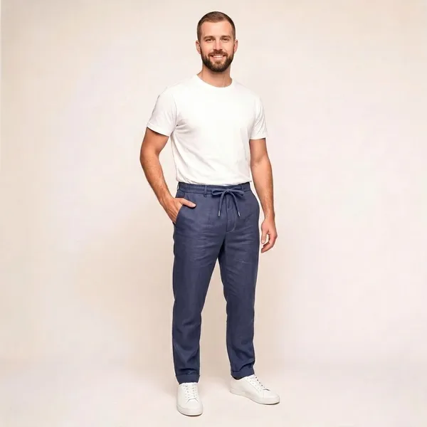 Navy_Blue_Cotton_Jogger_Fit_Trousers_For_Men