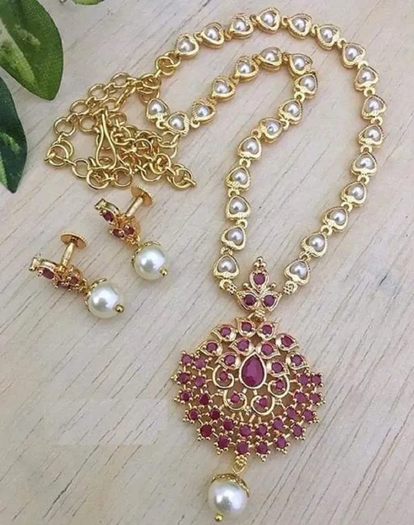 Pink_AD_Necklace_for_Women_