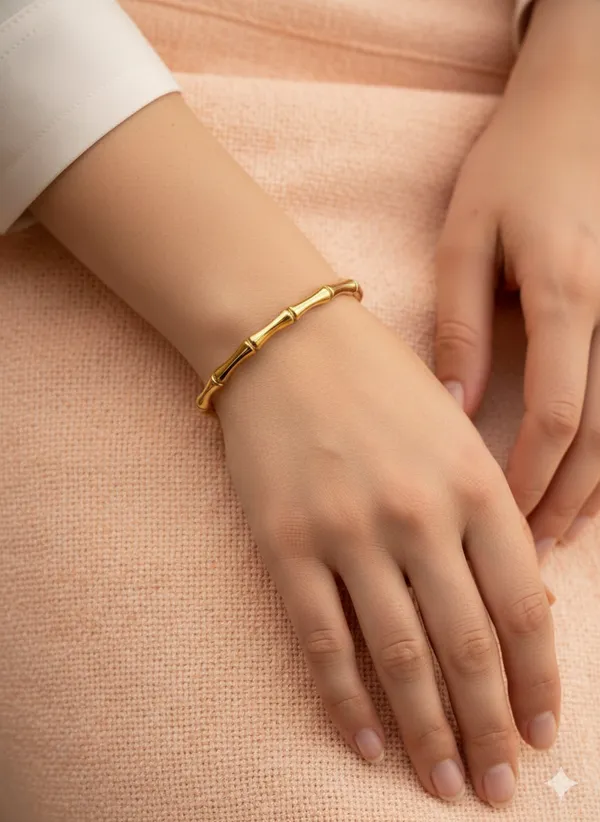 Gold_Bamboo_Style_Textured_Kada_Bracelet