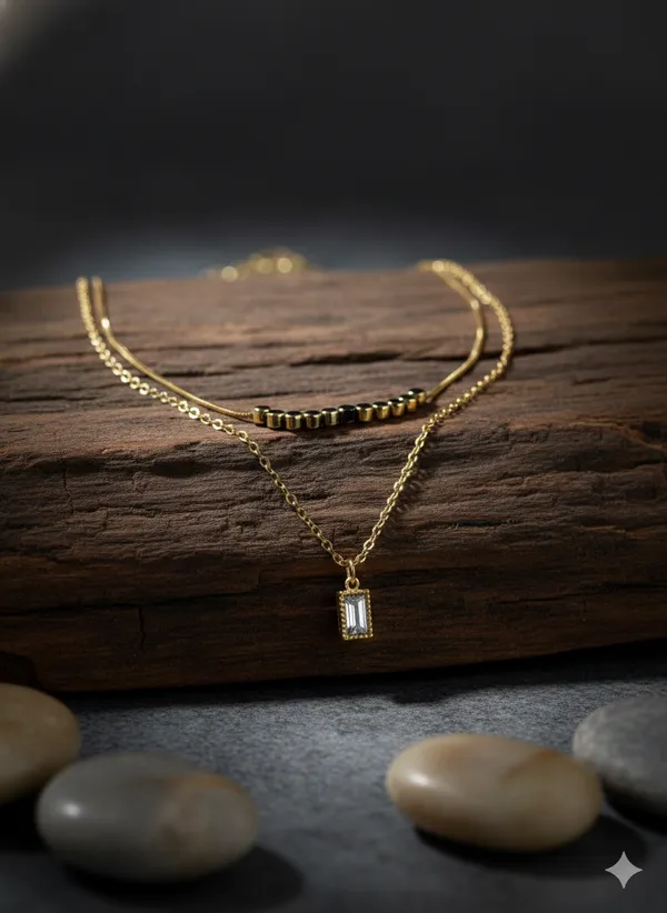 Gold_White_Double_Layer_Chain