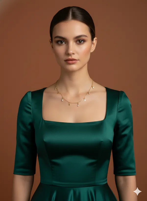 Gold_Teardrop_Clear_Stone_Chain