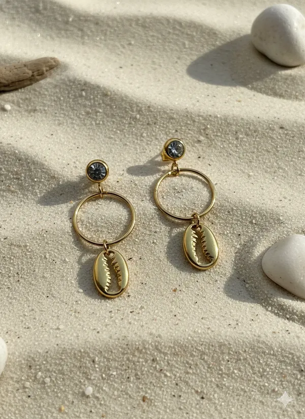 Gold_Shell_Earrings