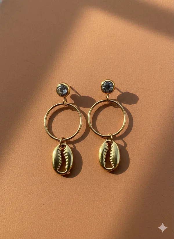 Gold_Shell_Earrings