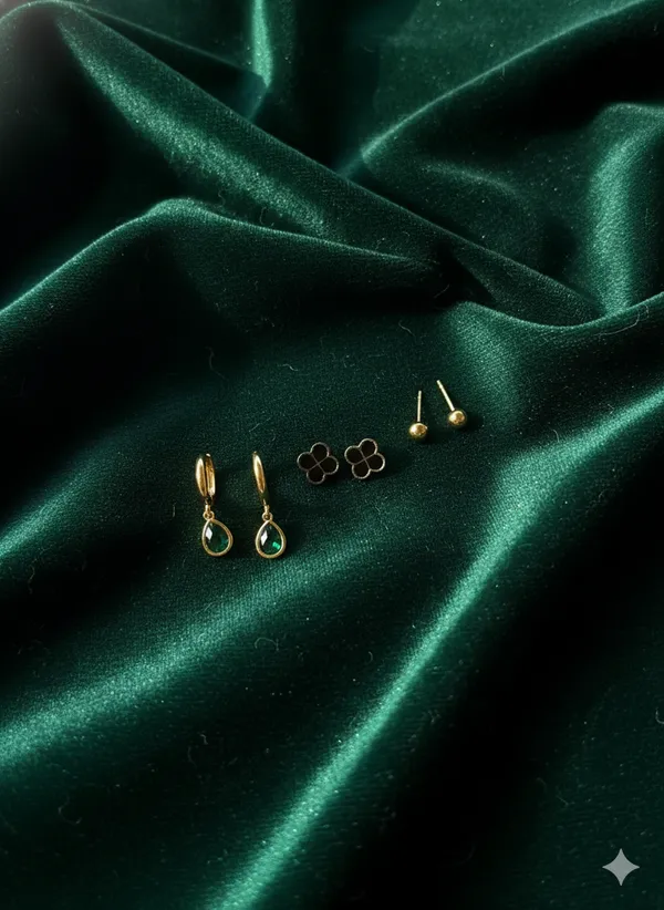Gold_Emerald_Teardrop_Hoop_Multi_Earrings