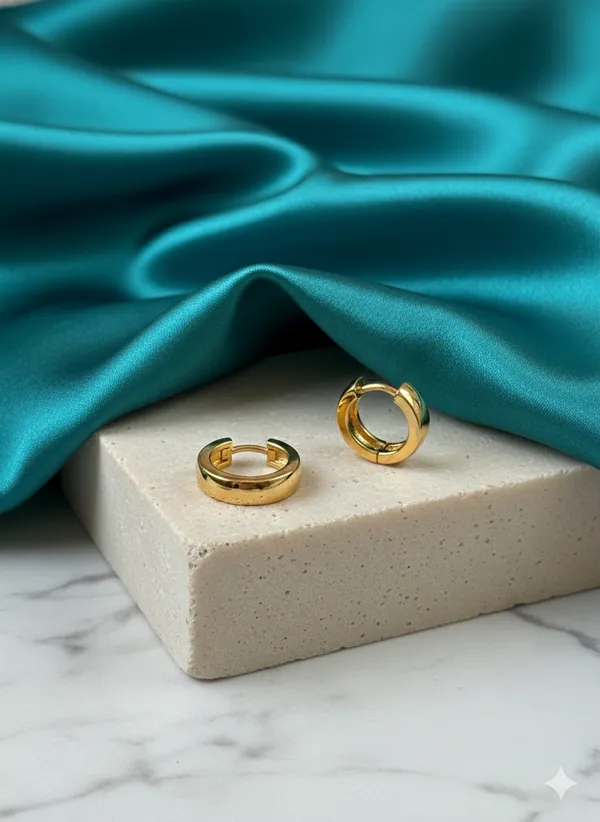 Golden_Thick_Hoop_Round_Earrings_-_Pack_of_2