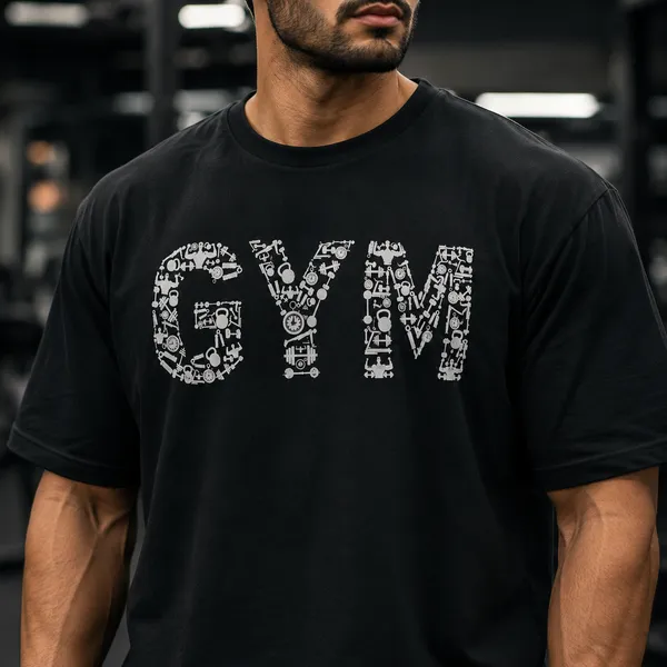 Gym_Regular_Fit_Black_Graphic_Print_T-Shirt