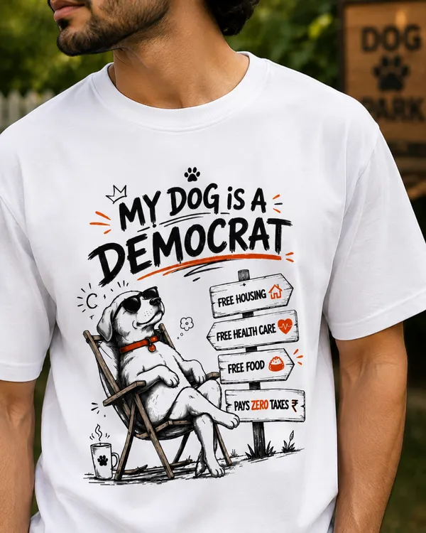 Democrat_Regular_Fit_White_Graphic_Print_T-Shirt