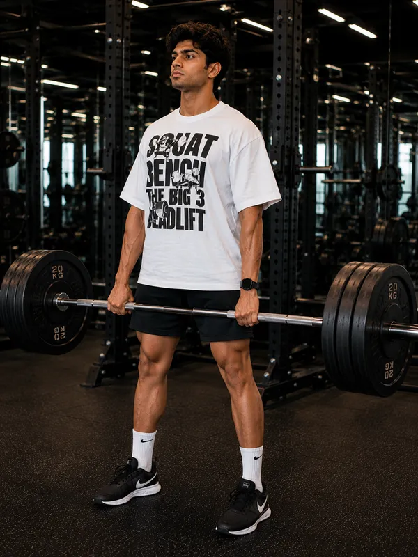 Squat_Bench_the_Big_3_Deadlift_Oversized_White_Graphic_Print_T-Shirt