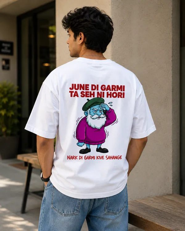 June_Di_Garmi_Ta_Seh_Ni_Hori_Relaxed_Fit_White_Graphic_Print_T-Shirt