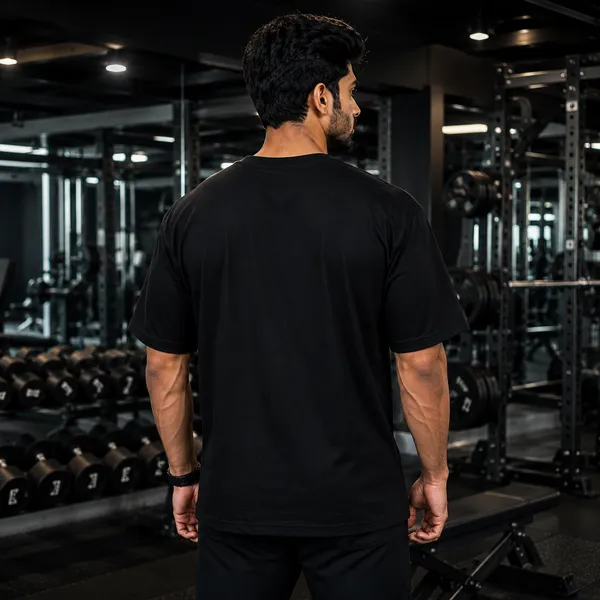 Need_Money_for_Protein_Oversized_Black_Graphic_Print_T-Shirt