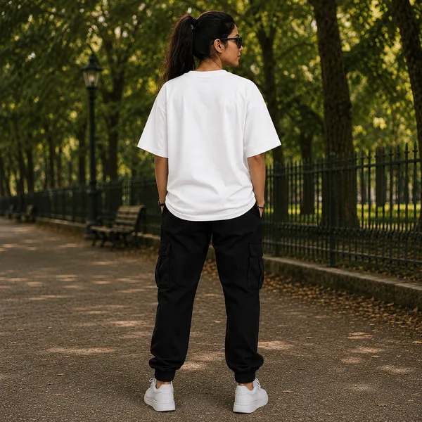 I_Work_Hard_So_my_Dog_Can_Have_a_Better_Life_Oversized_White_Graphic_Print_T-Shirt
