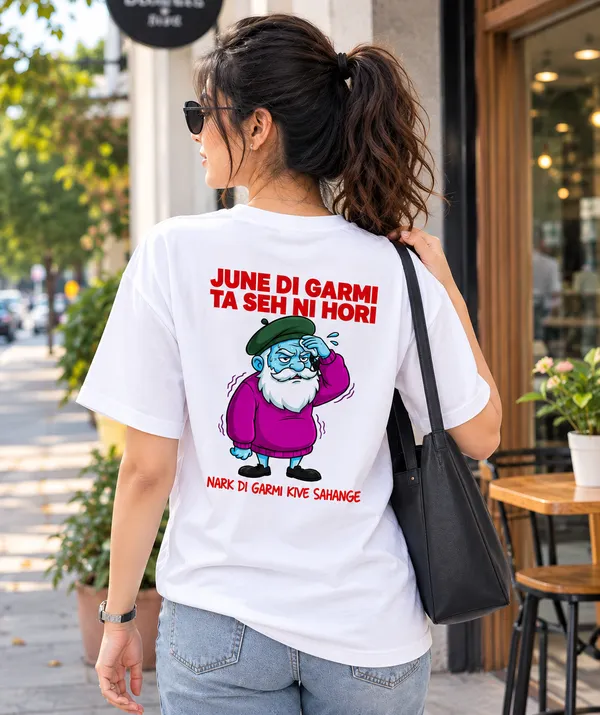 June_Di_Garmi_Ta_Seh_Ni_Hori_Relaxed_Fit_White_Graphic_Print_T-Shirt