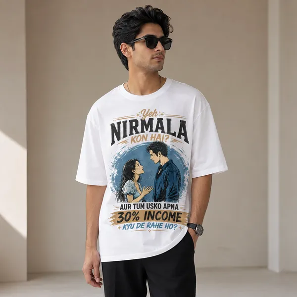 Yeh_Nirmala_Kon_Hai_Oversized_White_Graphic_Print_T-Shirt