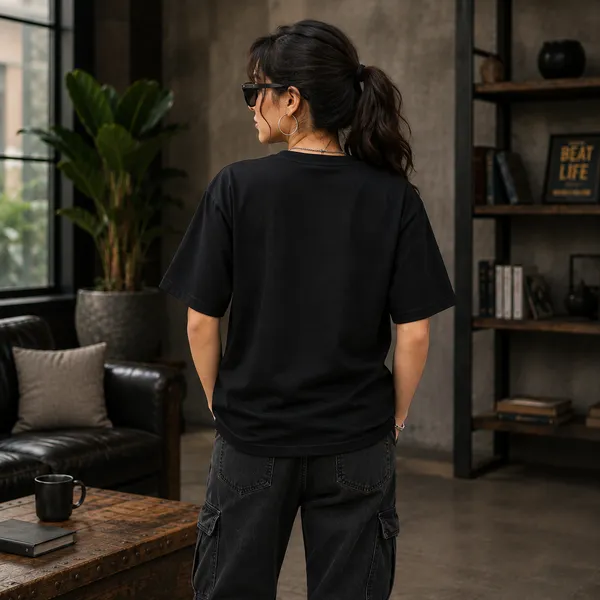 Play_It_Loud_Oversized_Black_Graphic_Print_T-Shirt