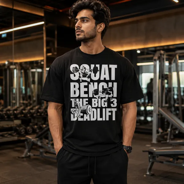 Squat_Bench_the_Big_3_Deadlift_Oversized_Black_Graphic_Print_T-Shirt