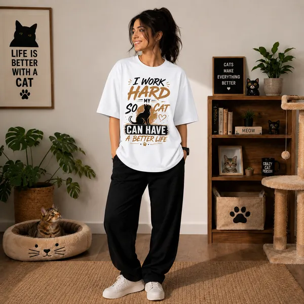 I_Work_Hard_and_Can_Have_a_Better_Life_Casual_Fit_White_Graphic_Print_T-Shirt