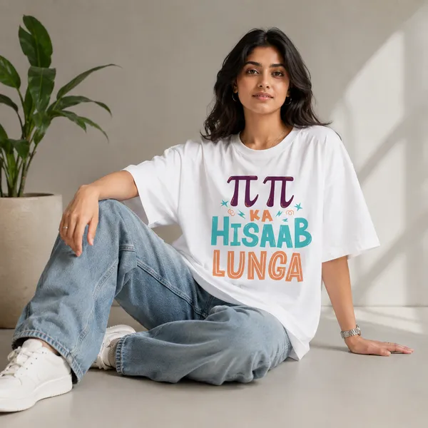 Pai_Pai_Ka_Hisab_Lunga_Oversized_White_Graphic_Print_T-Shirt