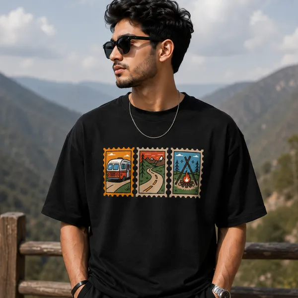3_Image_Oversized_Black_Graphic_Print_T-Shirt