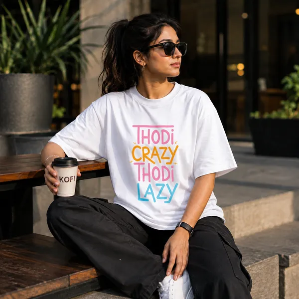 Thodi_Crazy_Thodi_Lazy_Oversized_White_Graphic_Print_T-Shirt