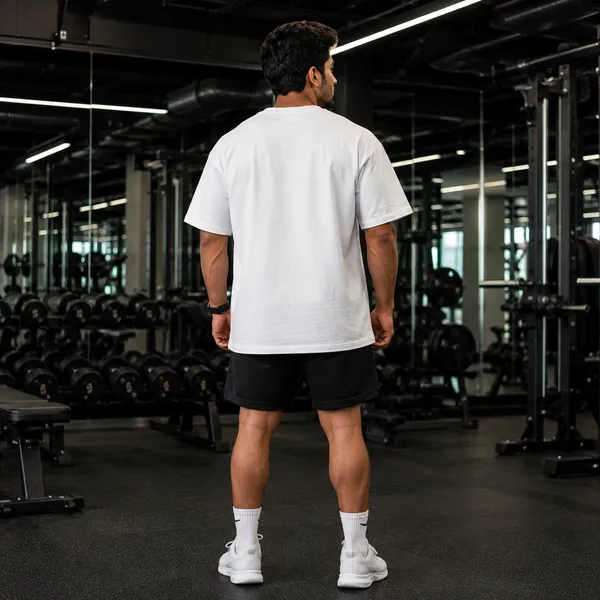 One_More_Rep_Oversized_White_Graphic_Print_T-Shirt