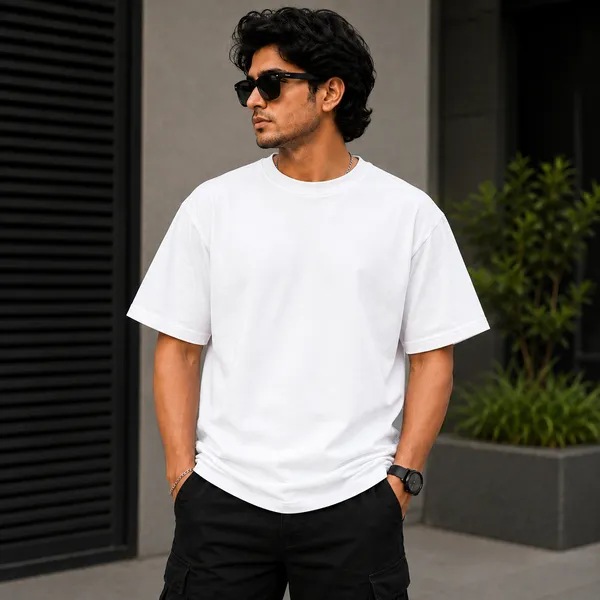 Haq_Se_Back_Bencher_Oversized_White_Graphic_Print_T-Shirt