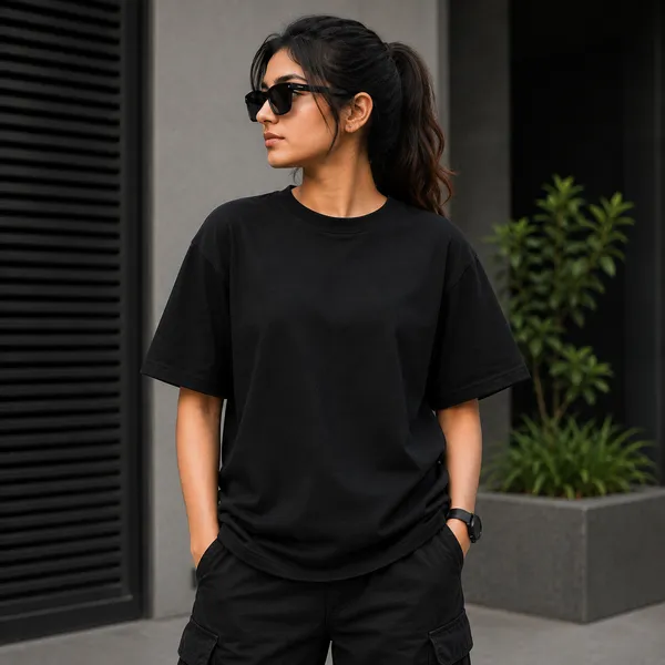 Haq_Se_Back_Bencher_Oversized_Black_Graphic_Print_T-Shirt