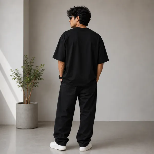 Pai_Pai_Ka_Hisab_Lunga_Oversized_Black_Graphic_Print_T-Shirt