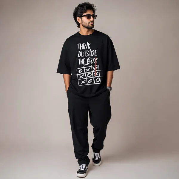 Think_Outside_the_Box_Oversized_Black_Graphic_Print_T-Shirt