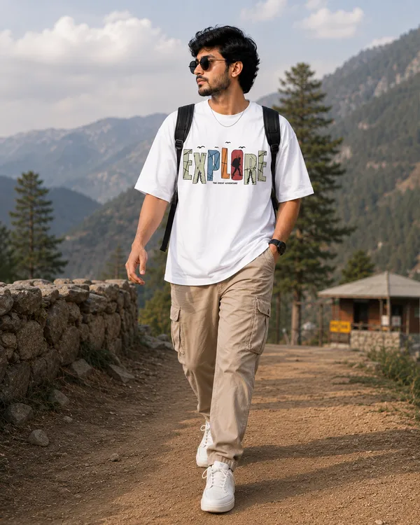 Explore_Oversized_White_Graphic_Print_T-Shirt