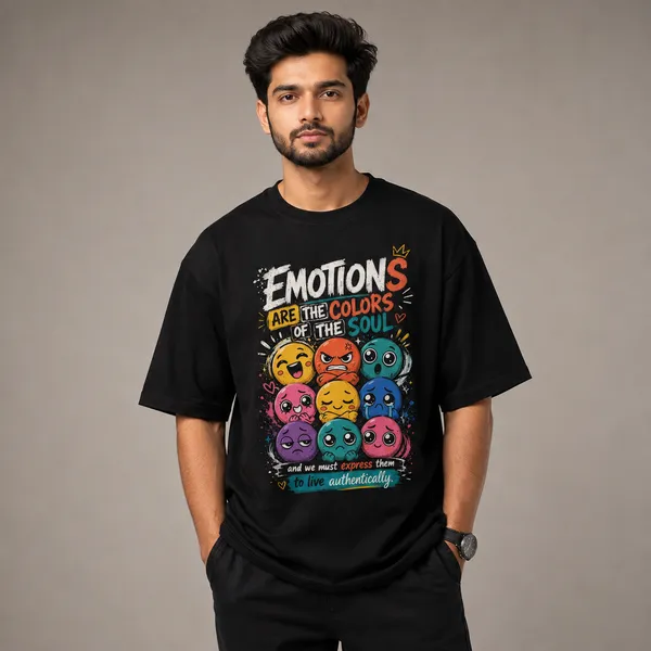Emotions_Oversized_Black_Graphic_Print_T-Shirt