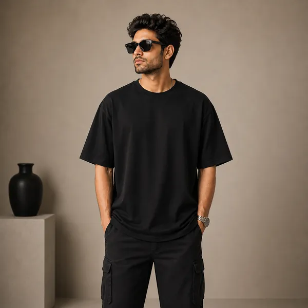 June_Di_Garmi_Ta_Seh_Ni_Hori_Oversized_Black_Graphic_Print_T-Shirt