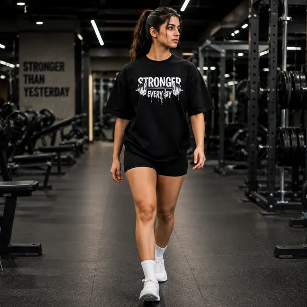 Stronger_Every_Day_Oversized_Black_Graphic_Print_T-Shirt