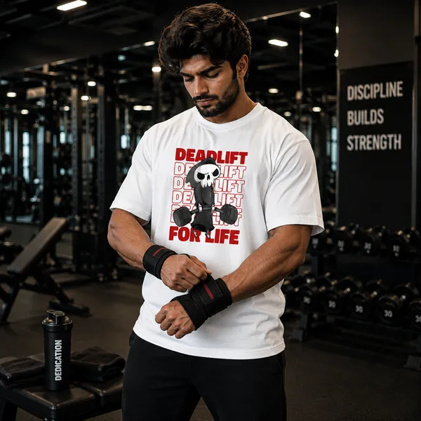 Deadlift_for_Life_Regular_Fit_White_Graphic_Print_T-Shirt