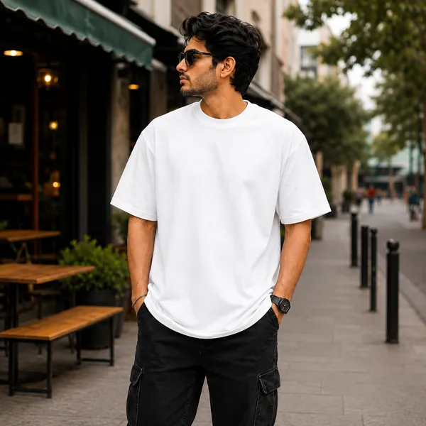 Ek_Tha_Raja_Ek_Thi_Rani_Oversized_White_Graphic_Print_T-Shirt