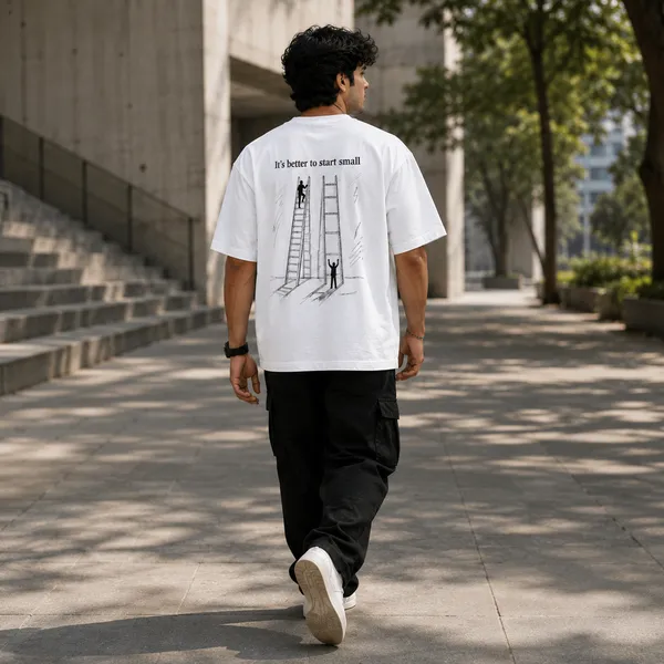 It's_Better_to_Start_Small_Oversized_White_Graphic_Print_T-Shirt