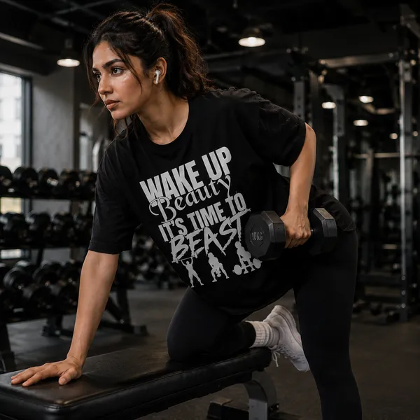 Wake_Up_Beauty_it's_Time_to_Beast_Regular_Fit_Black_Graphic_Print_T-Shirt
