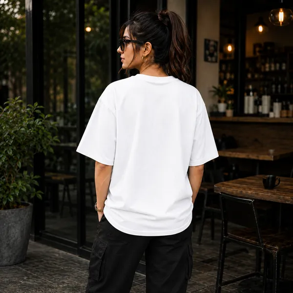 My_Mood_Depends_on_my_Bank_Balance_Oversized_White_Graphic_Print_T-Shirt