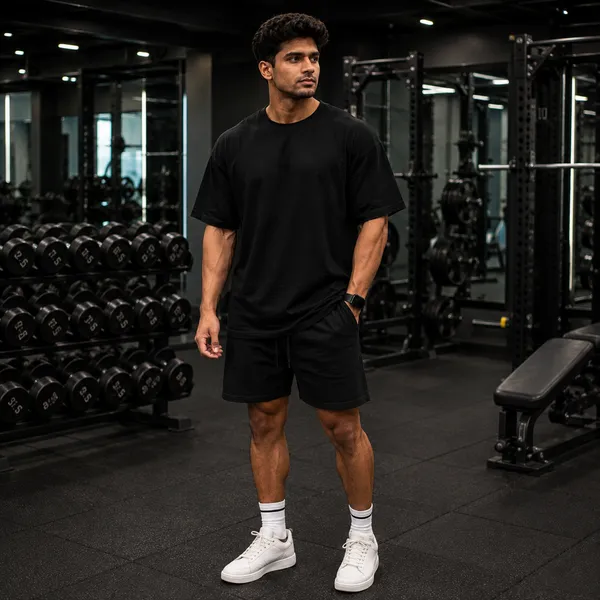 Gym_Rat_Oversized_Black_Graphic_Print_T-Shirt