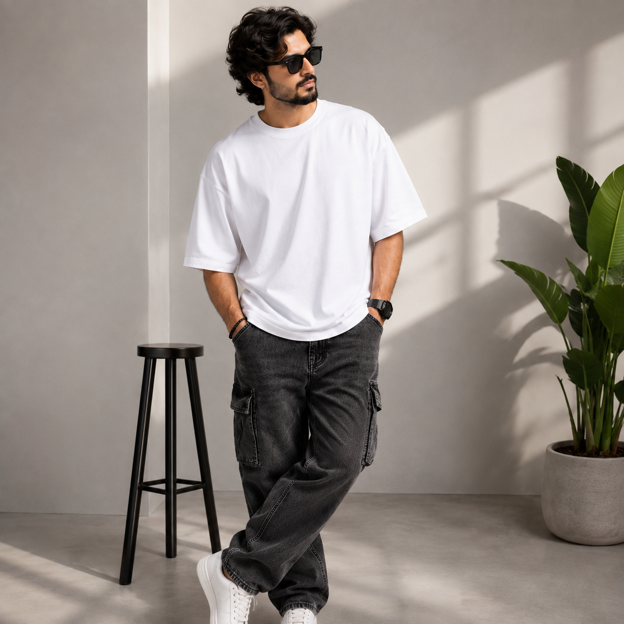 W_T_F_Oversized_White_Graphic_Print_T-Shirt