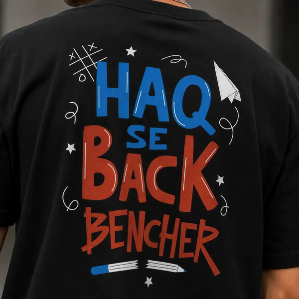 Haq_Se_Back_Bencher_Oversized_Black_Graphic_Print_T-Shirt