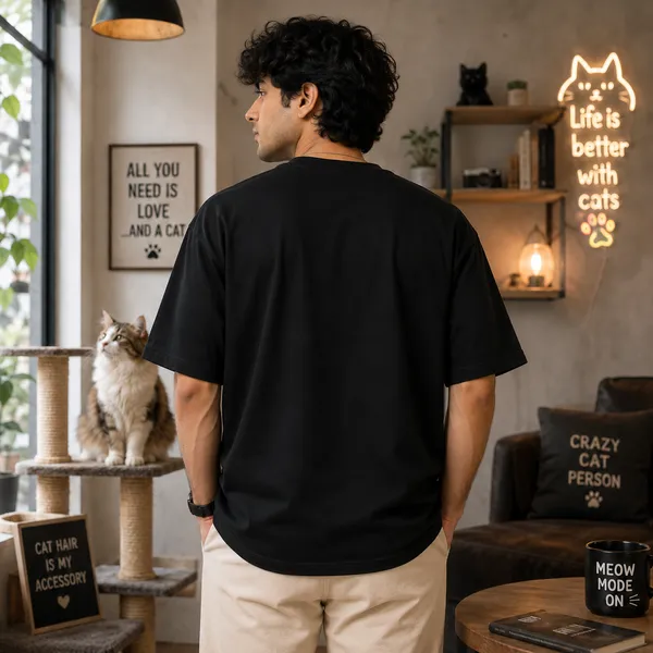 Purrfect_Mindset_Relaxed_Fit_Black_Graphic_Print_T-Shirt