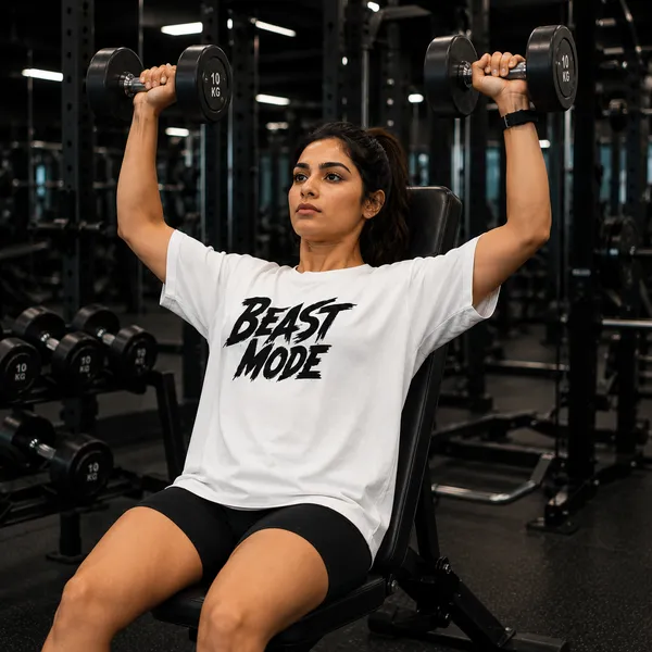 Beast_Mode_Oversized_White_Graphic_Print_T-Shirt