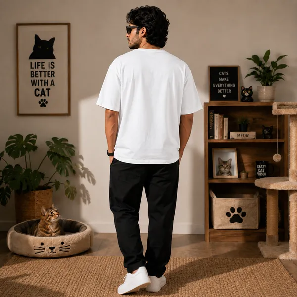 I_Work_Hard_and_Can_Have_a_Better_Life_Casual_Fit_White_Graphic_Print_T-Shirt