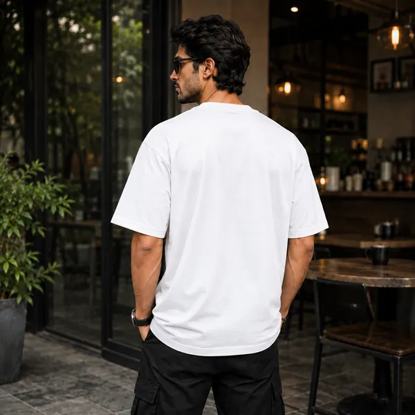 My_Mood_Depends_on_my_Bank_Balance_Oversized_White_Graphic_Print_T-Shirt
